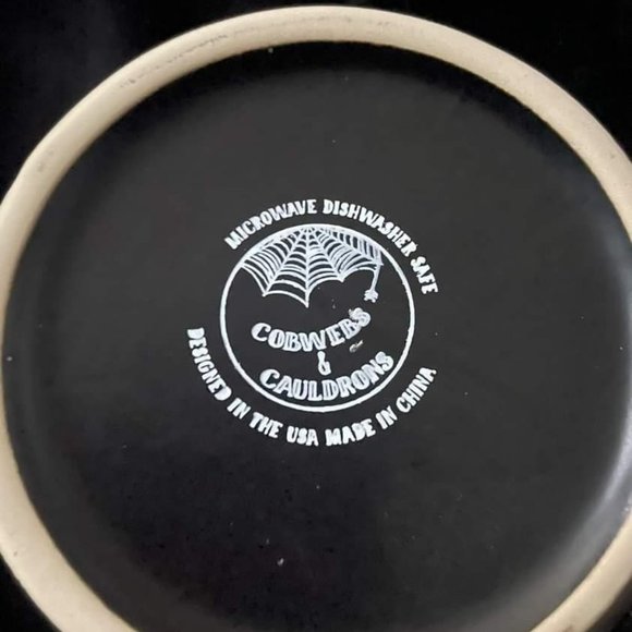 Black and pink Basic Witch halloween mug from cobwebs and cauldrons witch mug - Picture 2 of 3